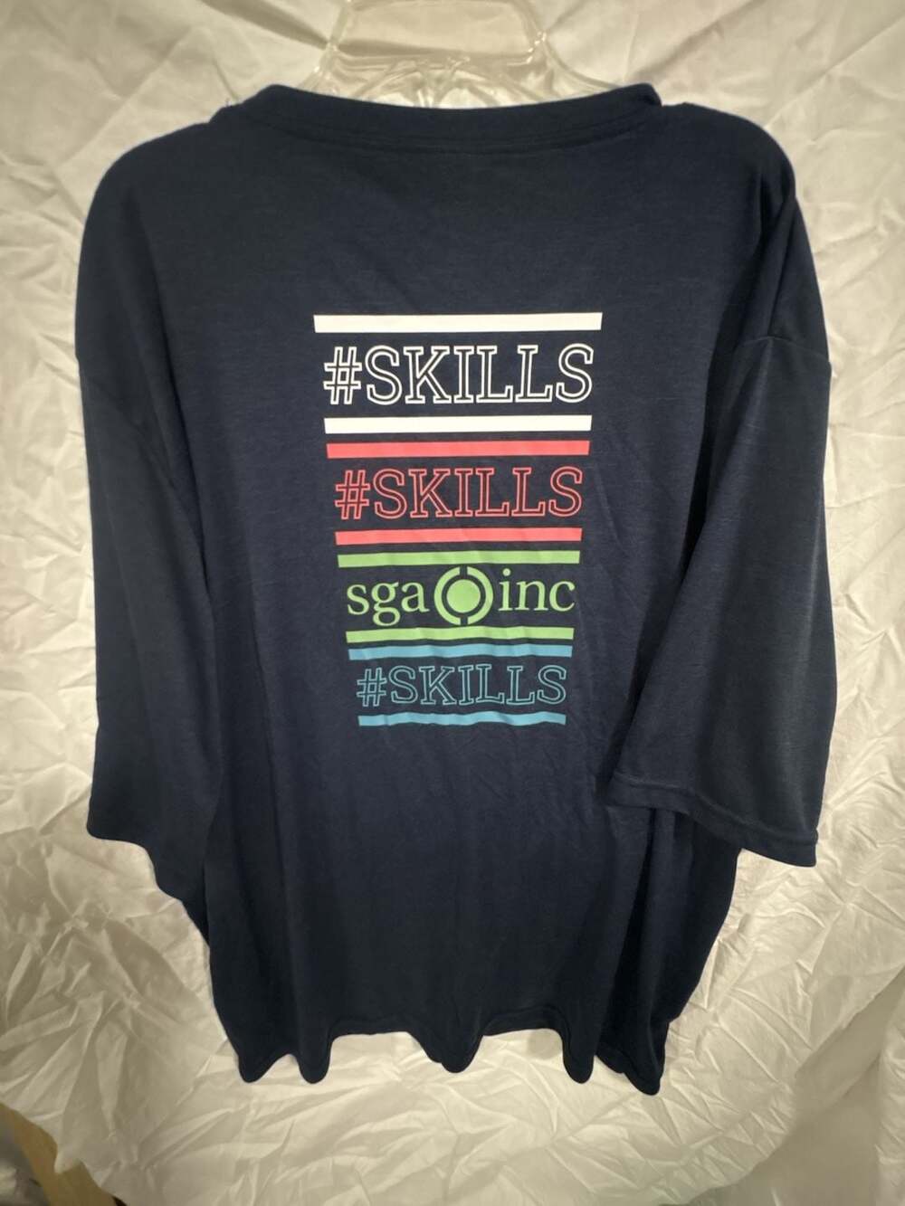 Team 365 Navy Blue #SKILLS Graphic T-Shirt